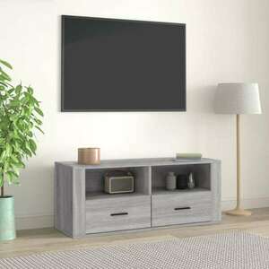 vidaXL szürke sonoma színű szerelt fa TV-szekrény 100 x 40 x 40 cm kép