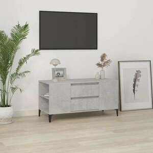 vidaXL betonszürke szerelt fa TV-szekrény 102 x 44, 5 x 50 cm kép