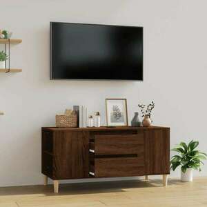 vidaXL barna tölgy színű szerelt fa TV-szekrény 102x44, 5x50 cm kép