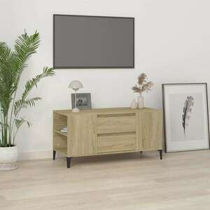 Sonoma-tölgyszínű szerelt fa fali tv-szekrény 102x44, 5x50 cm kép