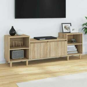 vidaXL sonoma tölgyszínű szerelt fa TV-szekrény 160x35x55 cm kép