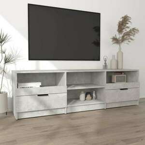 vidaXL betonszürke szerelt fa TV-szekrény 150x33, 5x45 cm kép