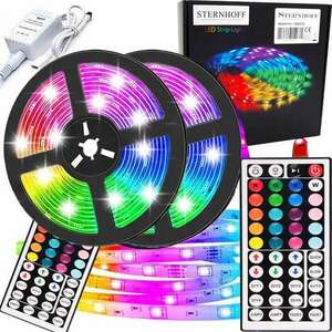 Sternhoff színváltó RGB LED szalag távirányítóval 5m - multicolor kép