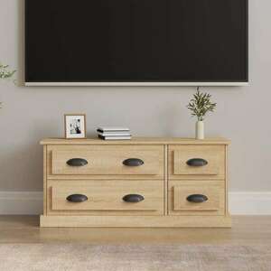 vidaXL sonoma tölgyszínű szerelt fa TV-szekrény 100x35, 5x45 cm kép