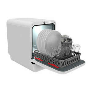 Bob Daan Tech kompakt mini asztali mosogatógép (fehér) kép