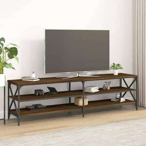 vidaXL barna tölgyszínű szerelt fa TV-szekrény 180x40x50 cm kép