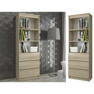 Polcos szekrény, könyvespolc fiókokkal Akord Furniture R603SZ, so... kép