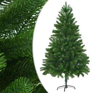 vidaXL megvilágított műkarácsonyfa gömb szettel 210 cm kép