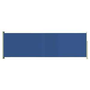 Kék kihúzható terasznapellenző 160 x 500 cm kép