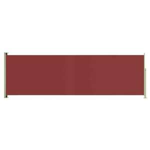 Piros kihúzható terasznapellenző 160 x 500 cm kép