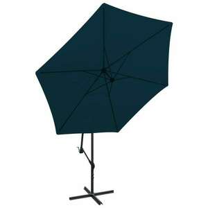 vidaXL 3 m kék konzolos esernyő kép