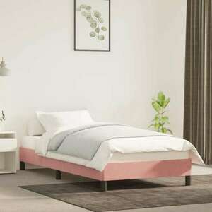 Rózsaszín bársony ágykeret 100x200 cm kép