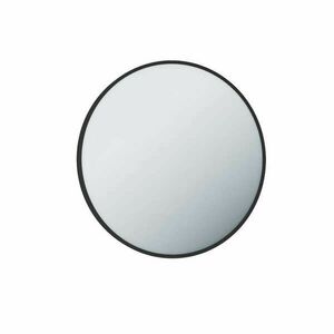 TMP IRON fürdőszobai tükör 80 cm - fekete keret - kerek kép