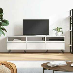 vidaXL fehér szerelt fa TV-szekrény 150 x 30 x 44, 5 cm kép