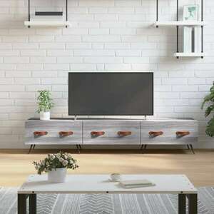 vidaXL szürke sonoma színű műfa TV-szekrény 150x36x50 cm kép