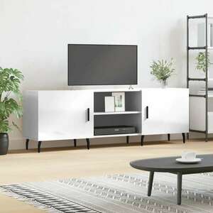 vidaXL fehér magasfényű műfa TV-szekrény 150x30x50 cm kép