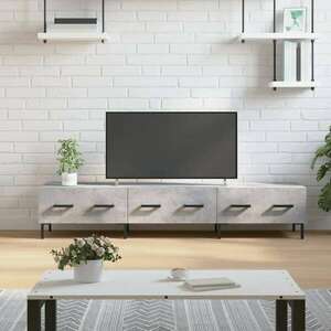 vidaXL betonszürke szerelt fa TV-szekrény 150 x 36 x 50 cm kép