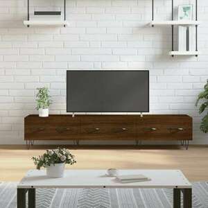 Barna tölgyszínű műfa tv-szekrény 150 x 36 x 50 cm kép