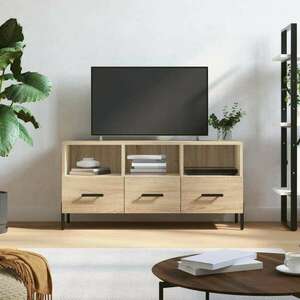 vidaXL sonoma-tölgyszínű szerelt fa TV-szekrény 102 x 36 x 50 cm kép
