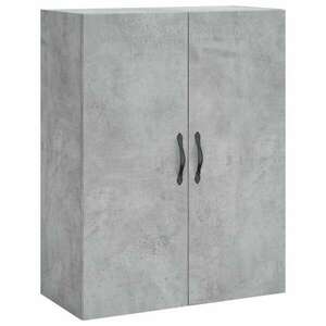 vidaXL betonszürke fali szekrény 34, 5 x 34 x 90 cm kép