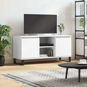 vidaXL fehér szerelt fa TV-szekrény 104 x 35 x 50 cm kép