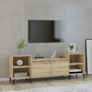 Sonoma tölgyszínű szerelt fa tv-szekrény 160x35x55 cm kép