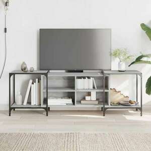 vidaXL szürke sonoma színű szerelt fa TV-szekrény 153 x 37 x 50 cm kép