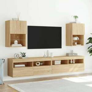 vidaXL sonoma tölgy színű szerelt fa fali TV-szekrény 40 x 30 x 30 cm kép