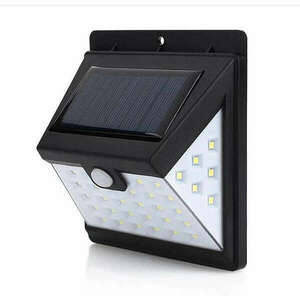 SMART 40 LED napelemes lámpa fény- és mozgásérzékelővel kép