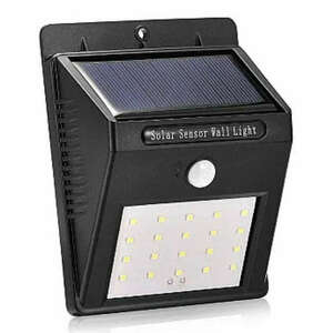 4 db BRIGHT 30 LED napelemes lámpa készlet mozgásérzékelővel és f... kép