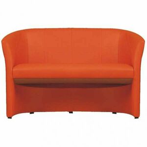 Klub dupla fotel, narancssárga textilbőr, CUBA kép