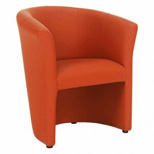 Klub fotel, textilbőr, narancssárga, CUBA kép