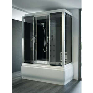 Hidromasszázs zuhanykabin elektronikával kádas 135x85x220 kép