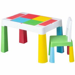 Gyerek szett asztalka székkel Multifun multicolor kép