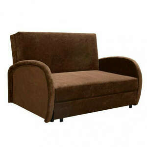 Széthúzható fotel, barna, MILI 2 kép