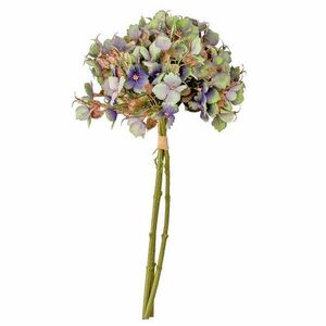 Royal Grape Flower, 35cm magas selyemvirág köteg - Kékes zöld kép