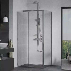Mexen Apia 150x90 aszimmetrikus szögletes tolóajtós zuhanykabin 5... kép