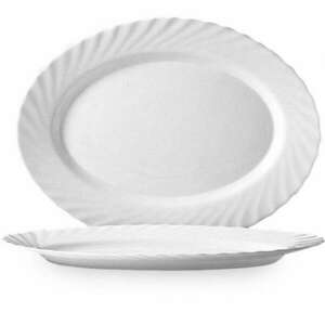 Ovális tányér arcoroc trianon 350x240x26mm 4db készlet - arcoroc d6877 kép