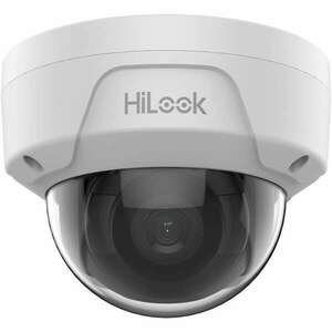 Hikvision HiLook IP dómkamera - IPC-D121H (2MP, 2, 8mm, kültéri, H265+, IP67, IK10, IR30m, ICR, DWDR, PoE) kép