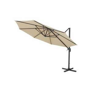 Kert / terasz esernyő, csuklós, bézs, 350 cm kép