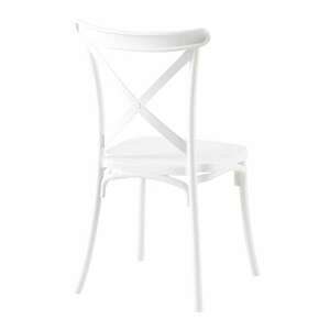Rakásolható szék, fehér, SAVITA kép