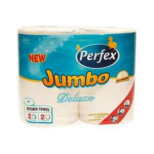 Kéztörlő tekercses háztartási PERFEX Boni Jumbo Deluxe 2 rétegű 2... kép