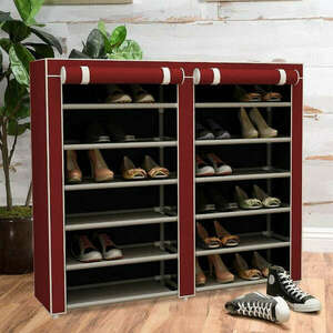 BigHome Perfect Shoe Cabinet - Mobil cipősszekrény - Bordó kép