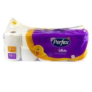 Toalettpapír PERFEX Pure White 3 rétegű 10 tekercses kép