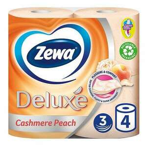 Toalettpapír ZEWA Deluxe 3 rétegű 4 tekercses Cashmere Peach kép