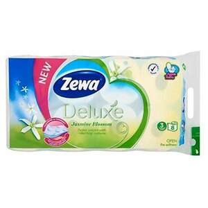 Toalettpapír ZEWA Deluxe 3 rétegű 8 tekercses Jasmine kép