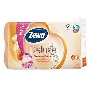 Toalettpapír ZEWA Deluxe 3 rétegű 8 tekercses Cashmere Peach kép