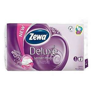 Toalettpapír ZEWA Deluxe 3 rétegű 8 tekercses Levendula kép