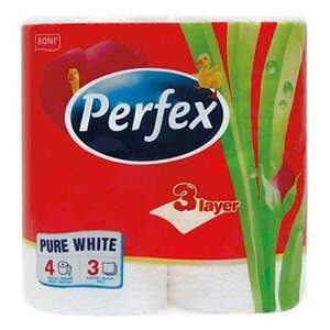 Toalettpapír PERFEX 3 rétegű 4 tekercses kép