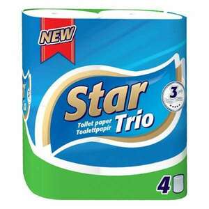 Toalettpapír STAR Trio 3 rétegű 4 tekercses kép